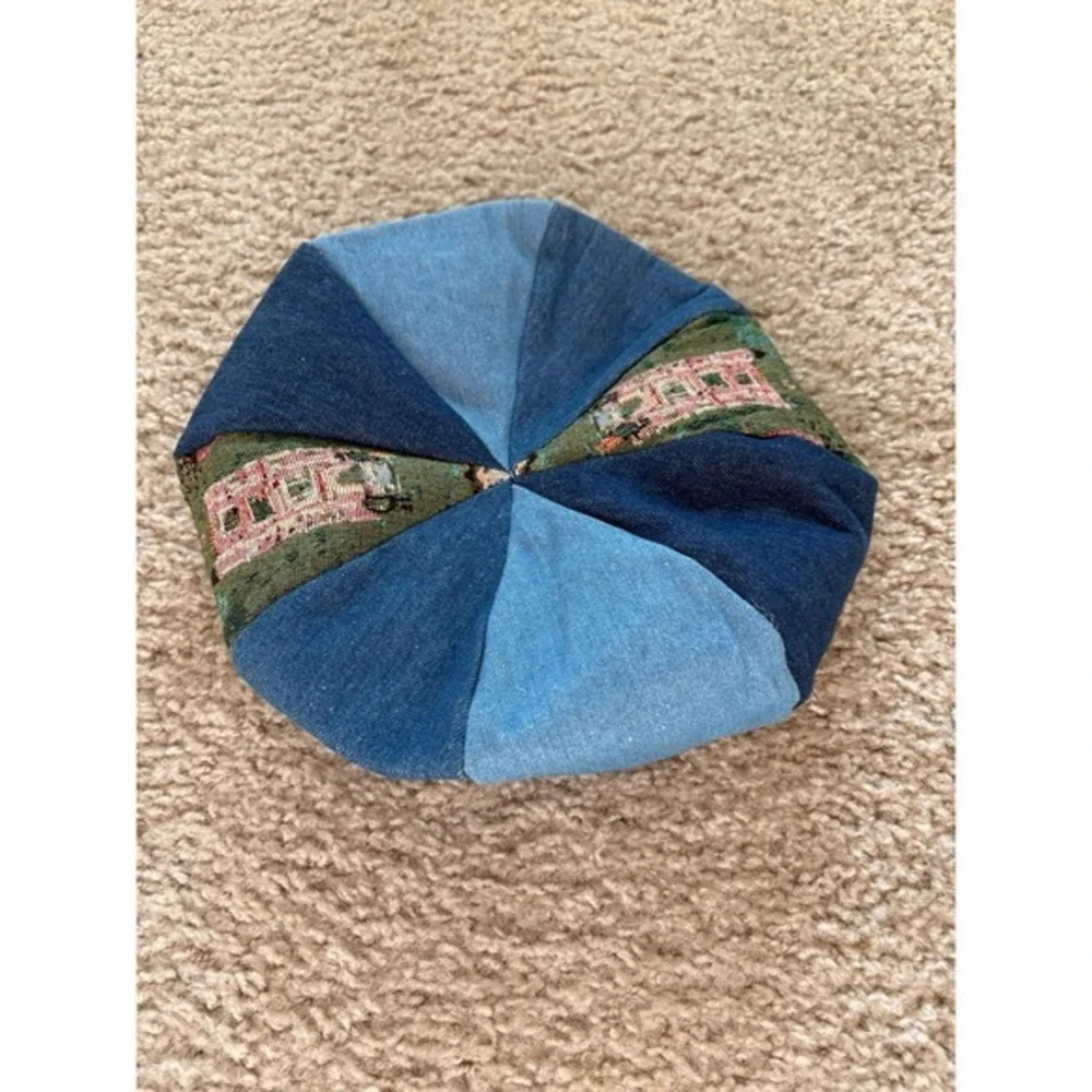 Vintage style Art‎ Beret Patchwork Design 25cm (9.8